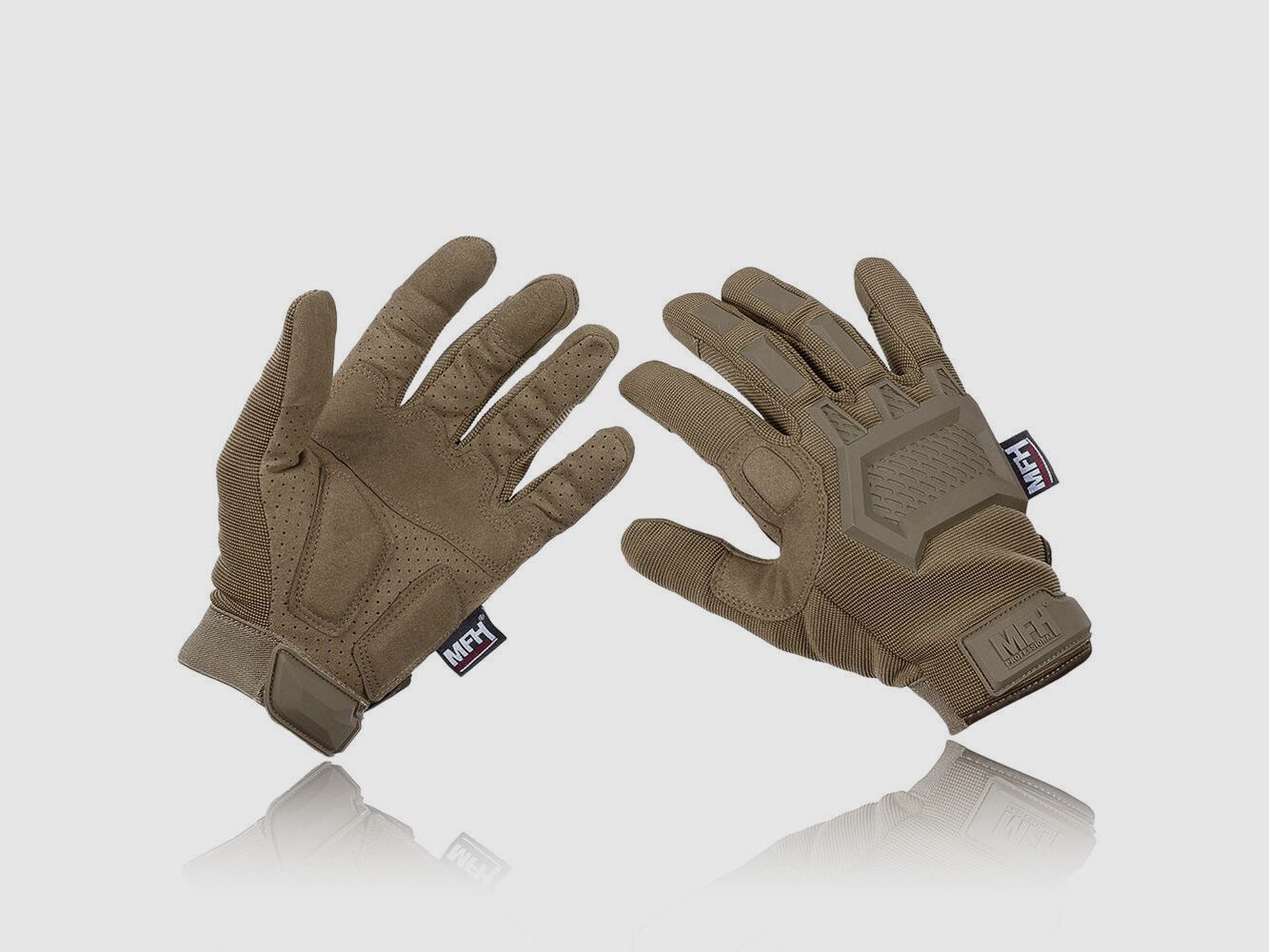 MFH Taktische Handschuhe Action Tan Gr. XL