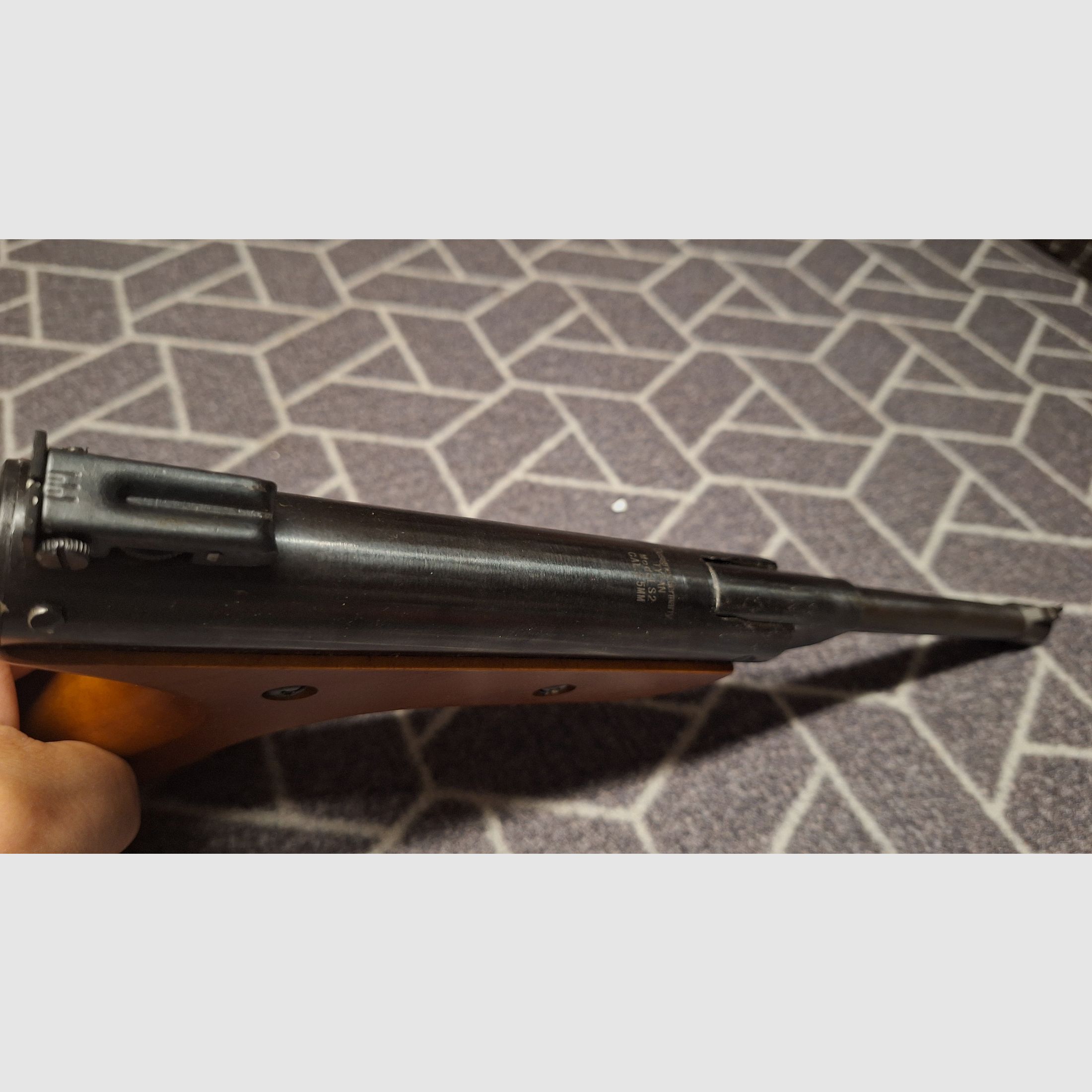Persluchtpistool "TYTAN Model S2 Super Air Pistol" 5,5mm knikloop verzamelwapen NIEUW!