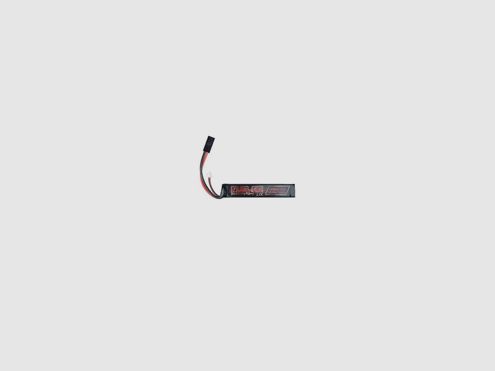 FUEL BATTERIE LI-PO 7.4V x 1250MAH 20C STICK (FL-7.4X1250)