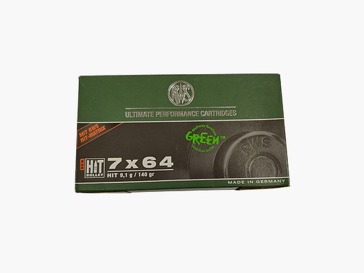 Amunicja RWS 7x64 Hit Green 9,1g