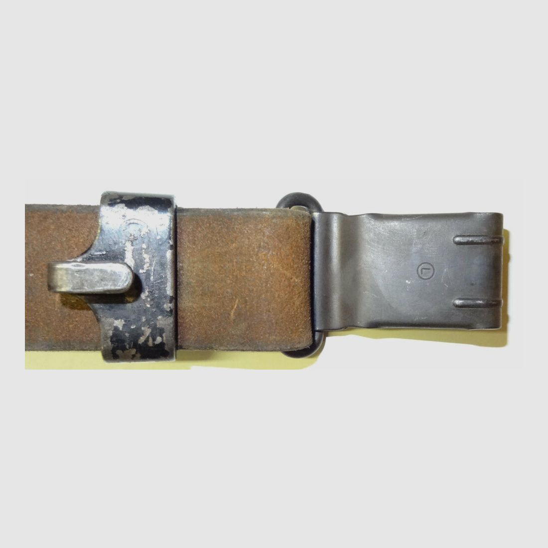 SIG leren riem/draagriem compleet voor Zwitsers ordonnansgeweer Stgw.57, SIG PE57, SAR M57 SWISS MATCH, afbeelding 3 van 7