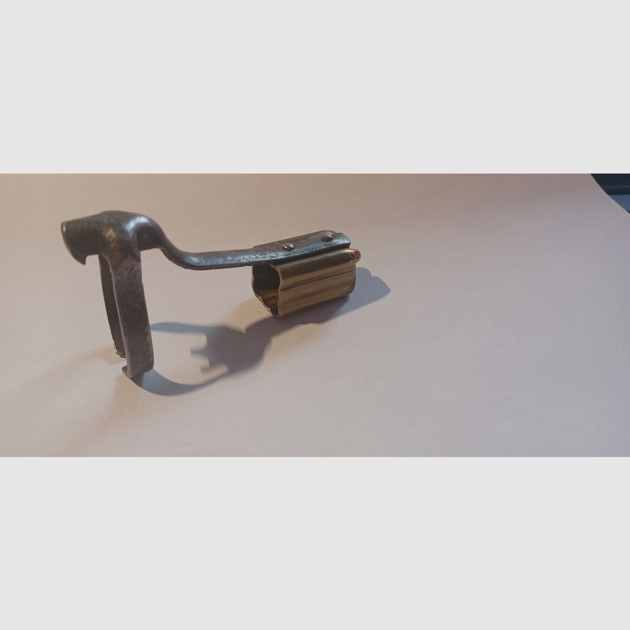 Brass muzzle protector for Schweizer Gewehr Mod. 96-11