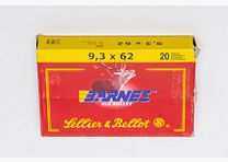 Cartucce per fucile Sellier & Bellot Barnes XLC 9,3x74R 16,2g. 250gr. Senza piombo !!!