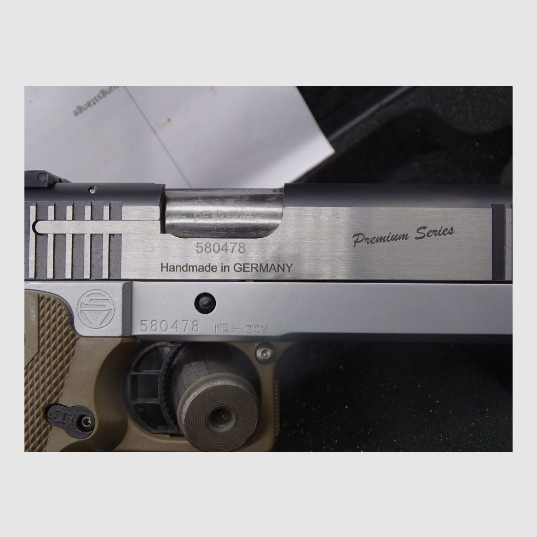 RBF 1911 Match King Premium Series Handmade in Germany 6" Kaliber 9mm Luger 1911 Match King LP 3200 Euro
