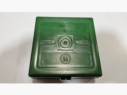 SCATOLA DI STOCCAGGIO VERDE PER MUNIZIONE 9X19 MM
