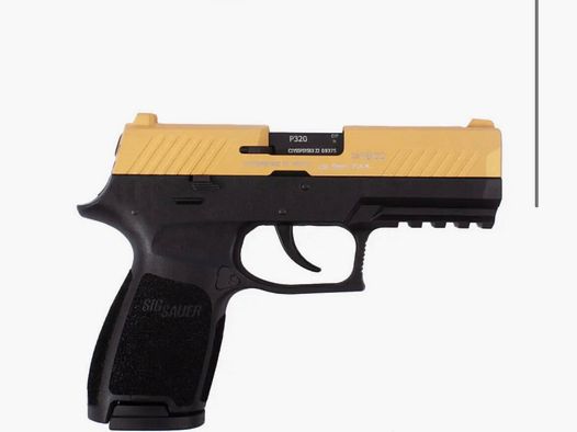 SIG SAUER P320 GOLD SCHRECKSCHUSSPISTOLE IM KALIBER 9 MM P.A.K.