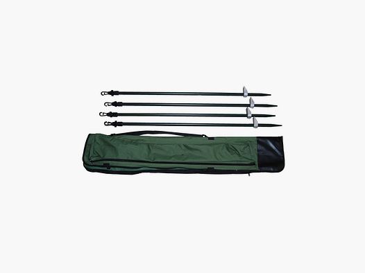 Verstellbare Aluminiumbeine für Tarnnetz, 90–180 cm