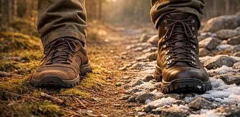 Zapatos de caza ligeros vs. botas pesadas
