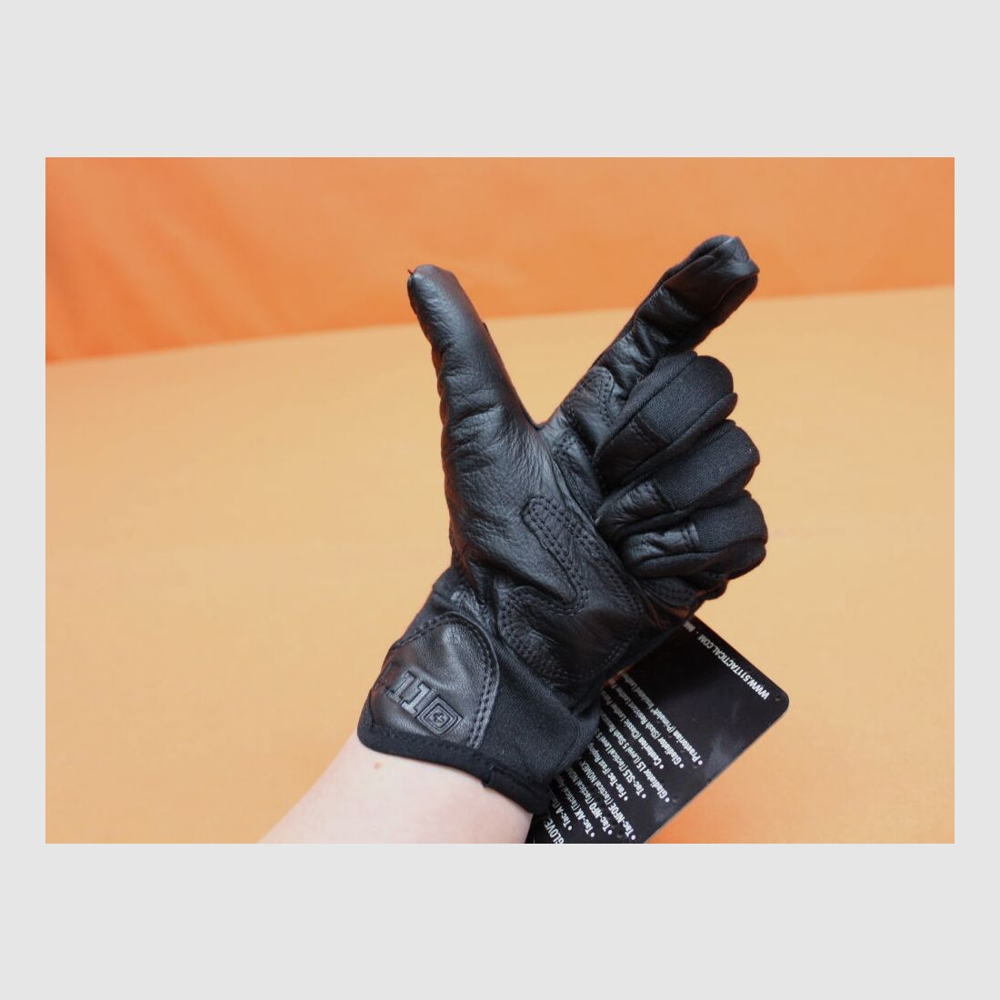 5.11 5.11 Tac-NFO Enhanced Flight Glove (59304) 019 Black/ Tactical glove made of NOMEX and leather size L