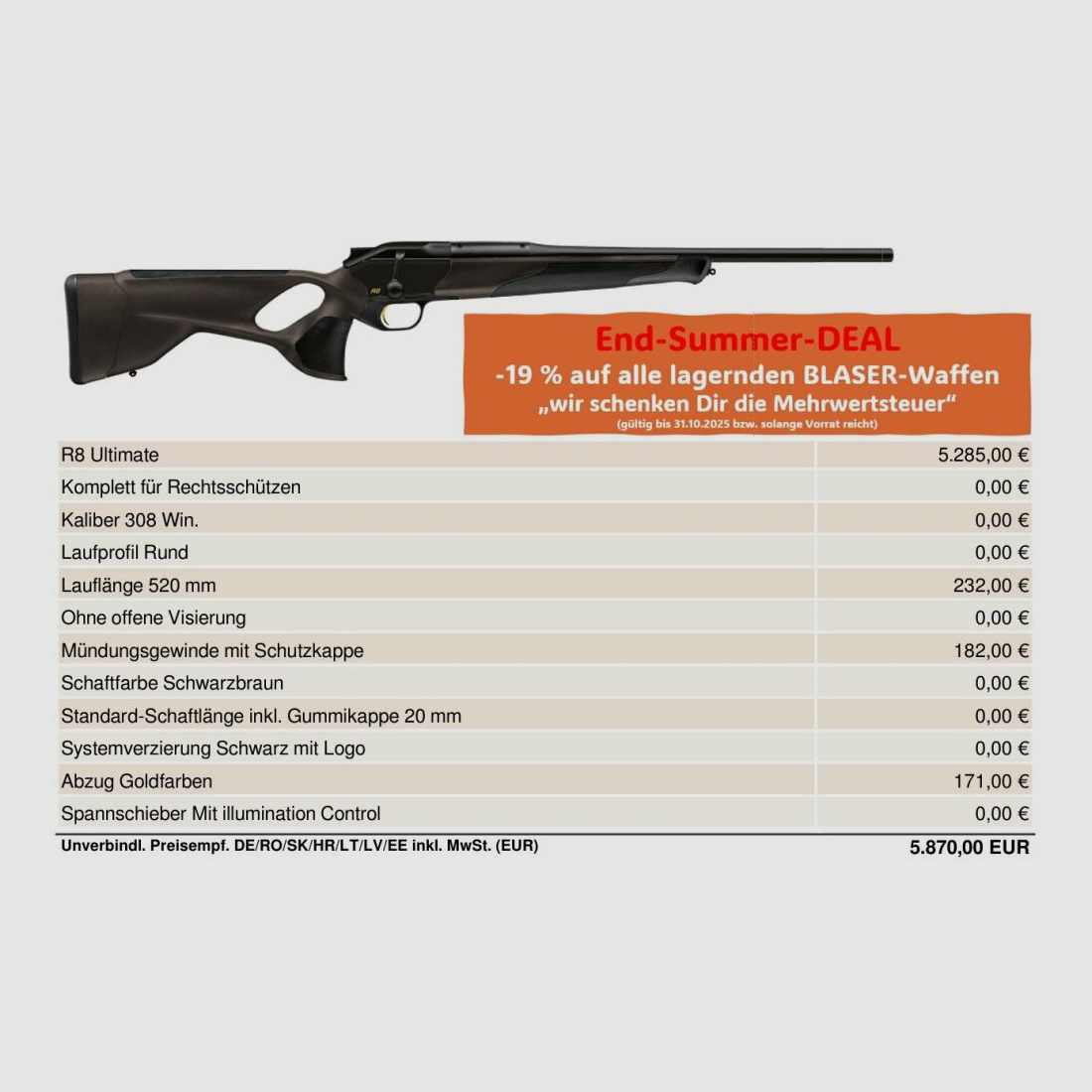 Blaser R8 Ultimate .308Win