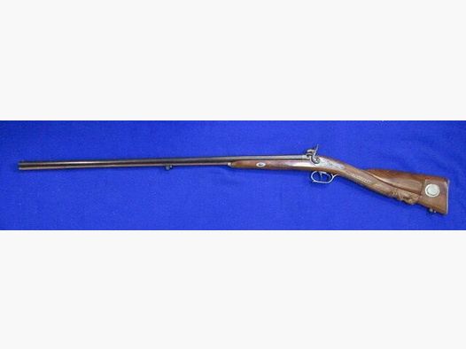 Percussion double-barrel shotgun with damask barrels .36 DF
