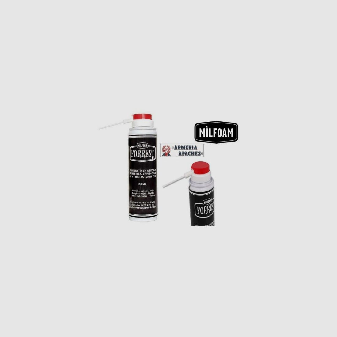 Milfoam Forrest lubrificante sgrassatore per fucile e pistola sintetico 150 ml