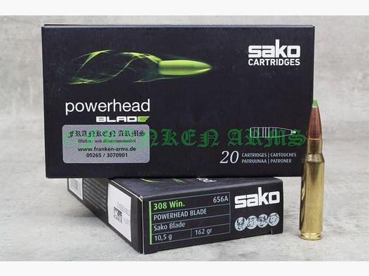 Sako Powerhead Blade .308 Win. 162gr. 10.5g 20 pieces