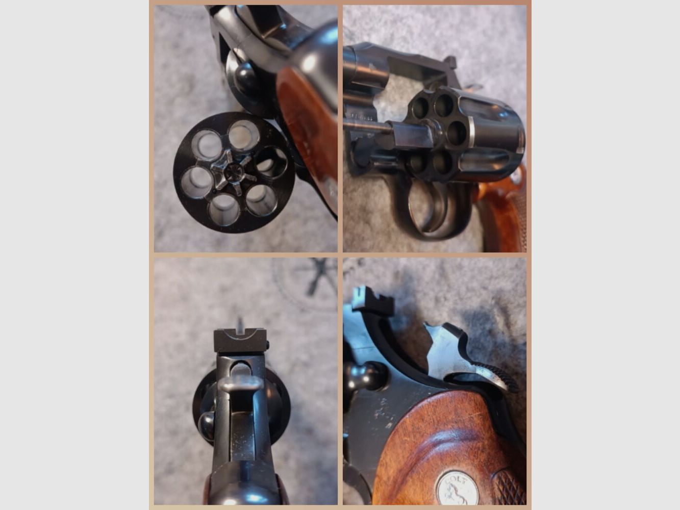 Colt Officers Modell Match 6" alte Fertigung mit top Abzug!