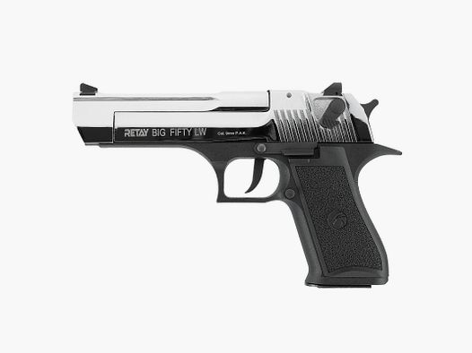 Retay Big Fifty LW Chrome 9mm P.A.K.