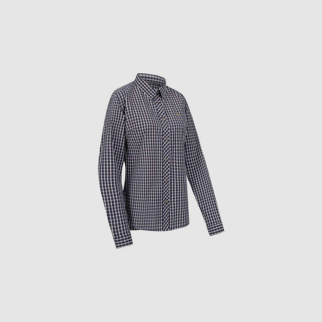 Blaser camicia Juanita blu scuro/bianco a quadri 36