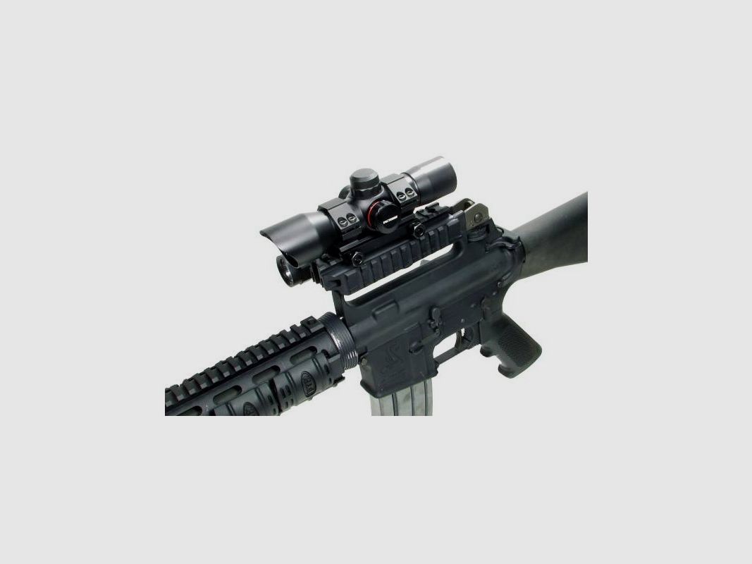 AR15 - Three Weaver Bases on Handguard, image 1 of 3