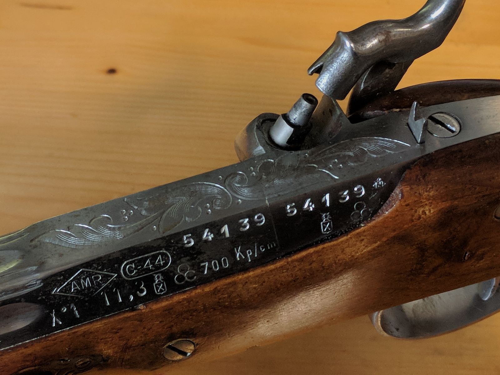 AMR Perkussionspistole Vorderlader .44 Le Page