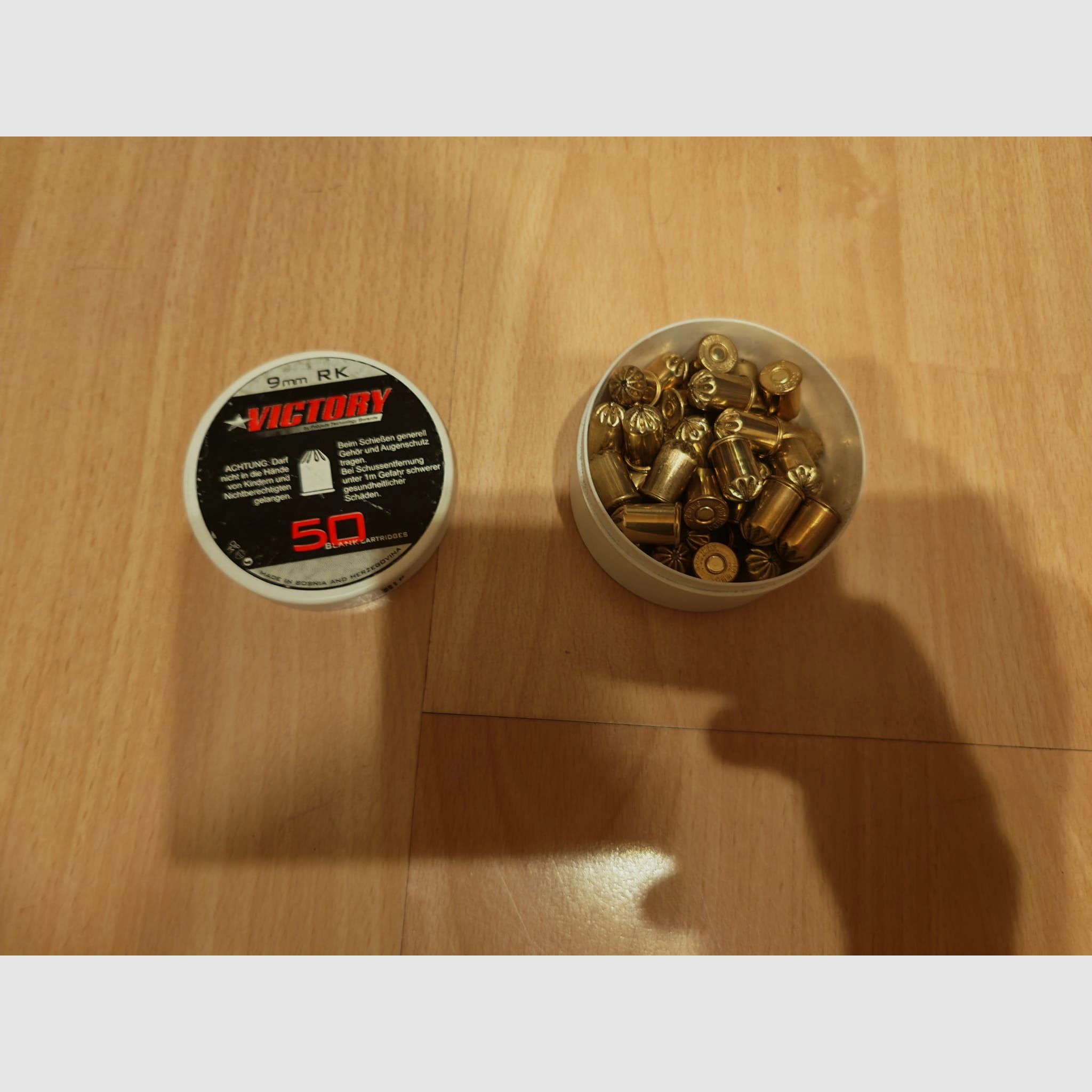 Victory / Pobjeda 9 mm RK R.K. Revolver Knall Kartusche / Patrone | 7x 50 Stück |