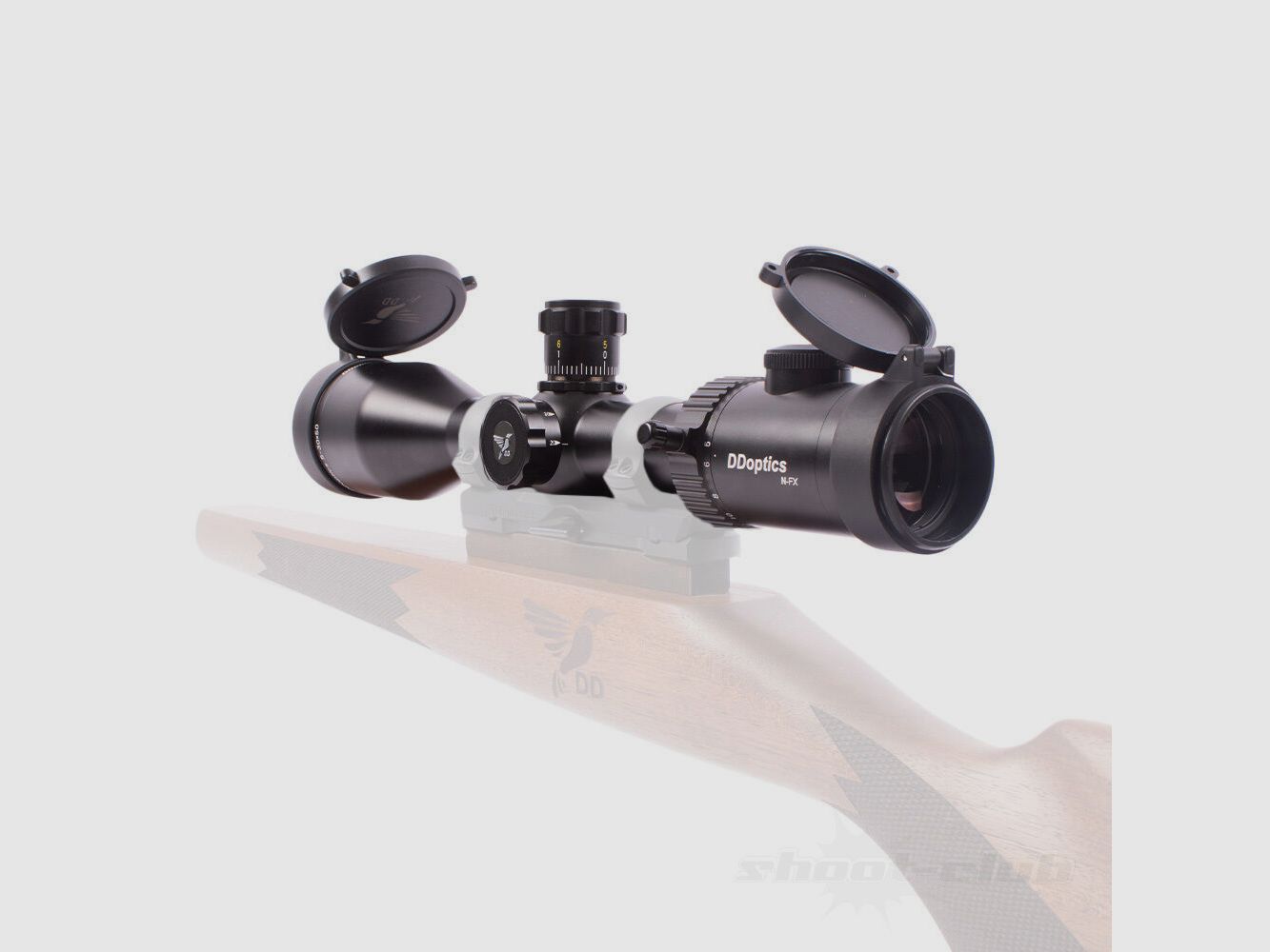 DDoptics Nighteagle 5-30x50 NFX MILDOT / MRAD inkl. iFiber