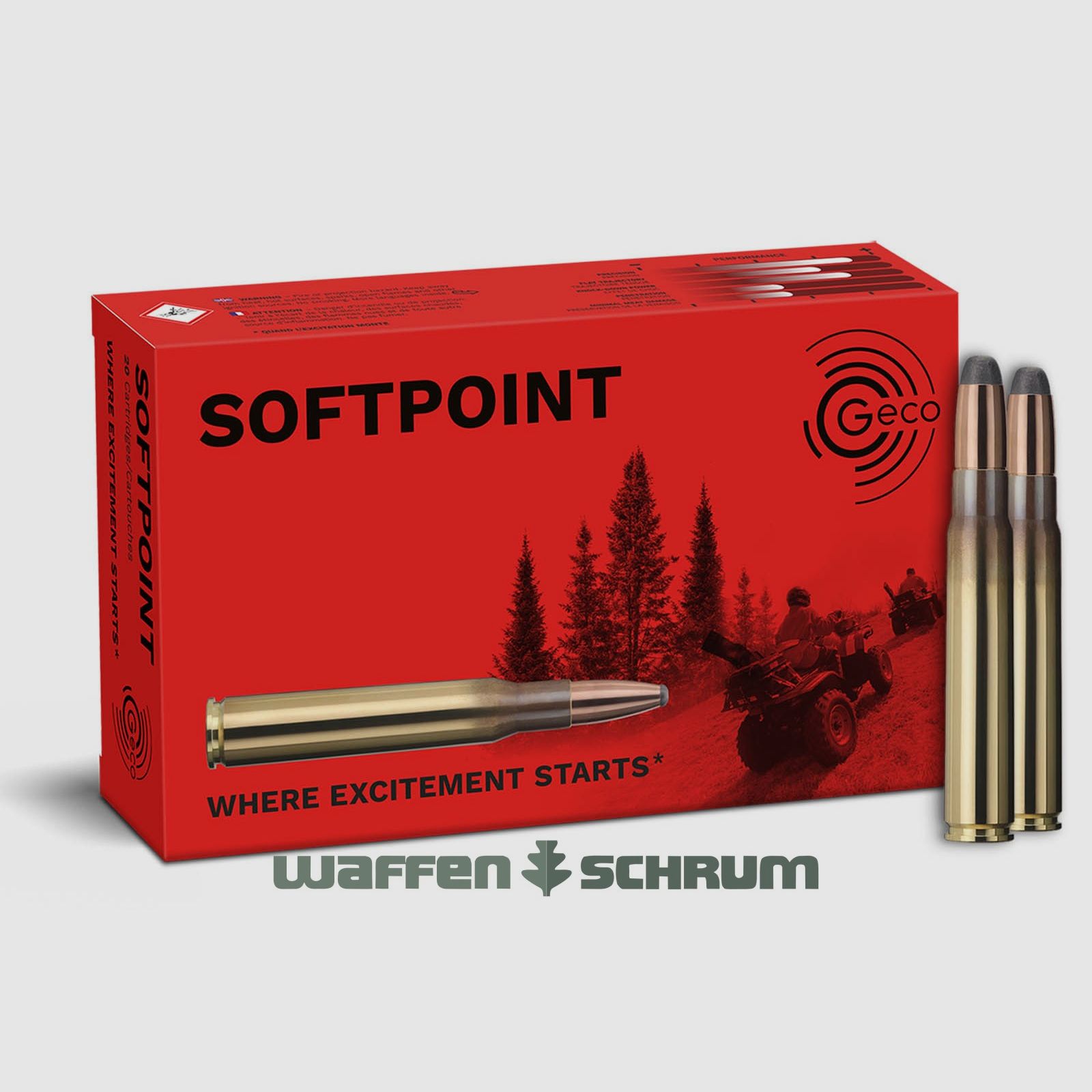 Geco 9,3x62 Teilmantel/SP 16,5g - 255gr