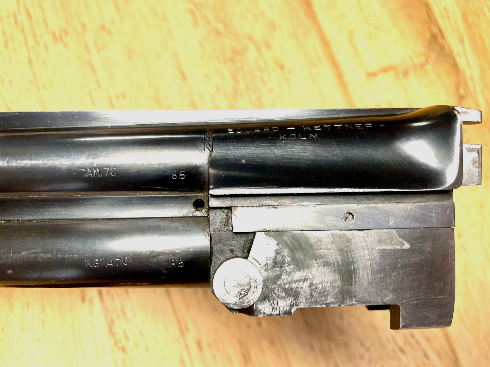 Double-barreled shotgun Kettner Mod. Pointer in caliber 12/70