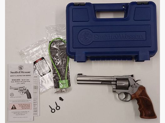 Smith & Wesson	 Sport-/Matchrevolver Smith & Wesson Mod.686-6 Target Champion Stainless Steel 6" im Kaliber .357Mag.