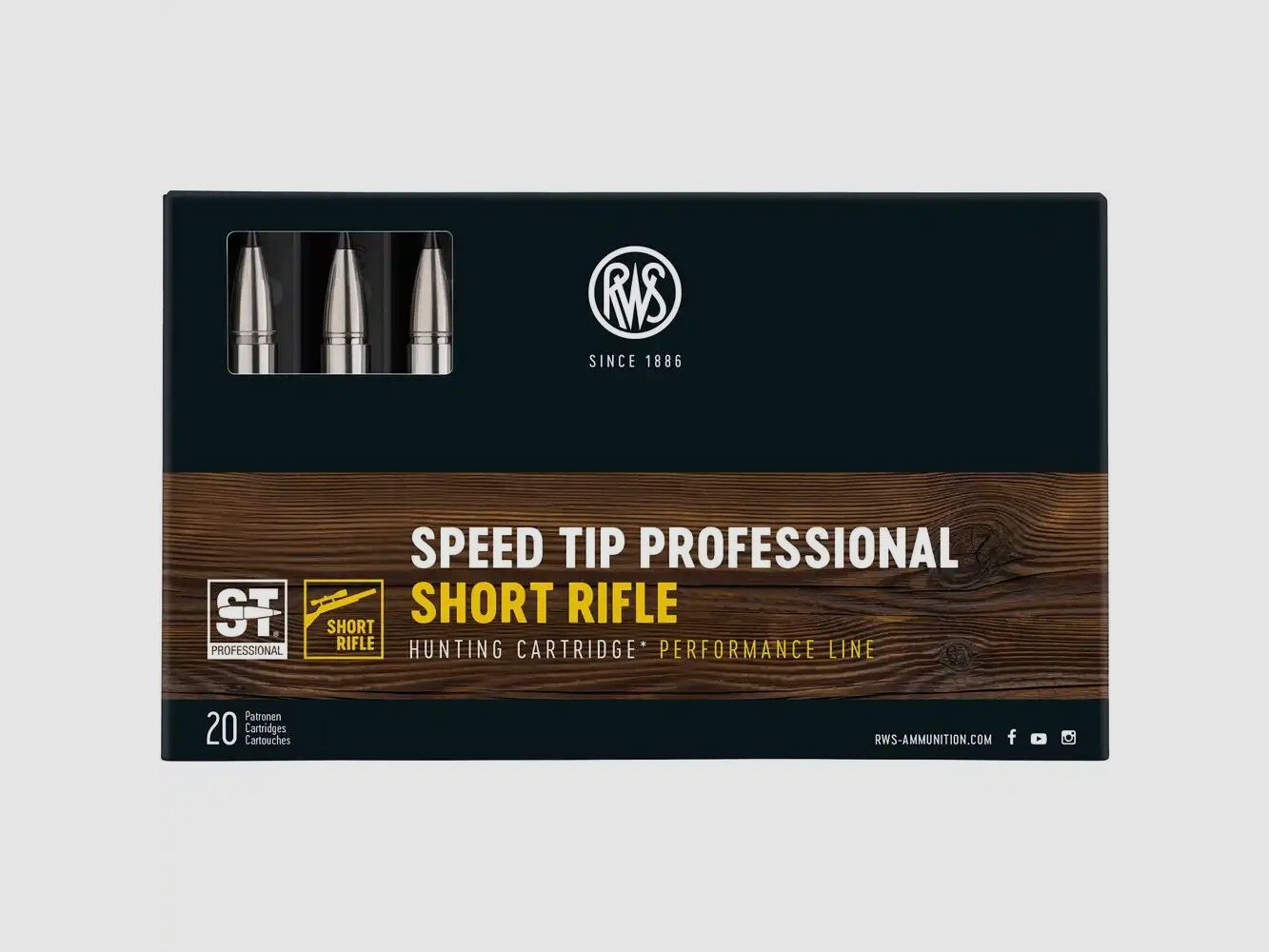 RWS Speed Tip Pro Short Rifle 165grs - 20Stk