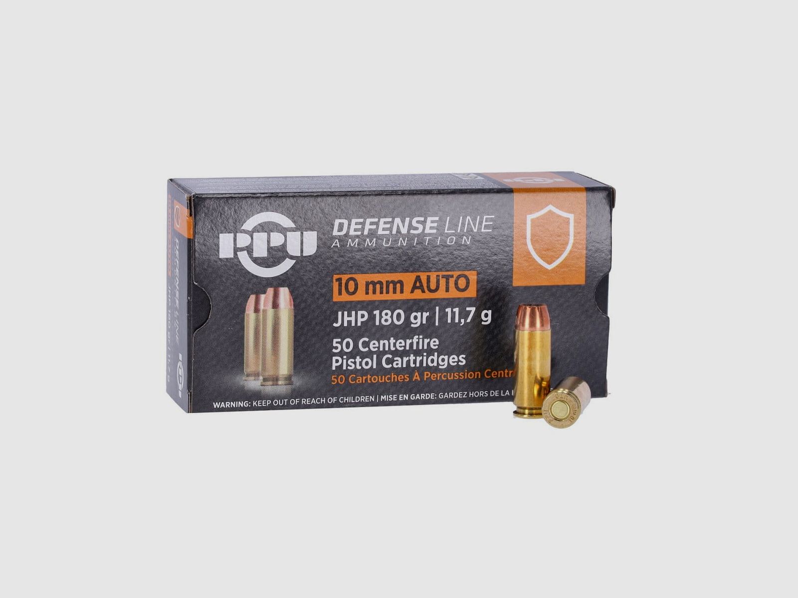 PRVI/PPU 10mm Auto Hollow Point 180 gr. - 50 Stk.