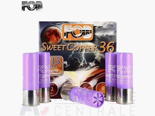 25 Patronen FOB Sweet Copper 36G Kal 12/76