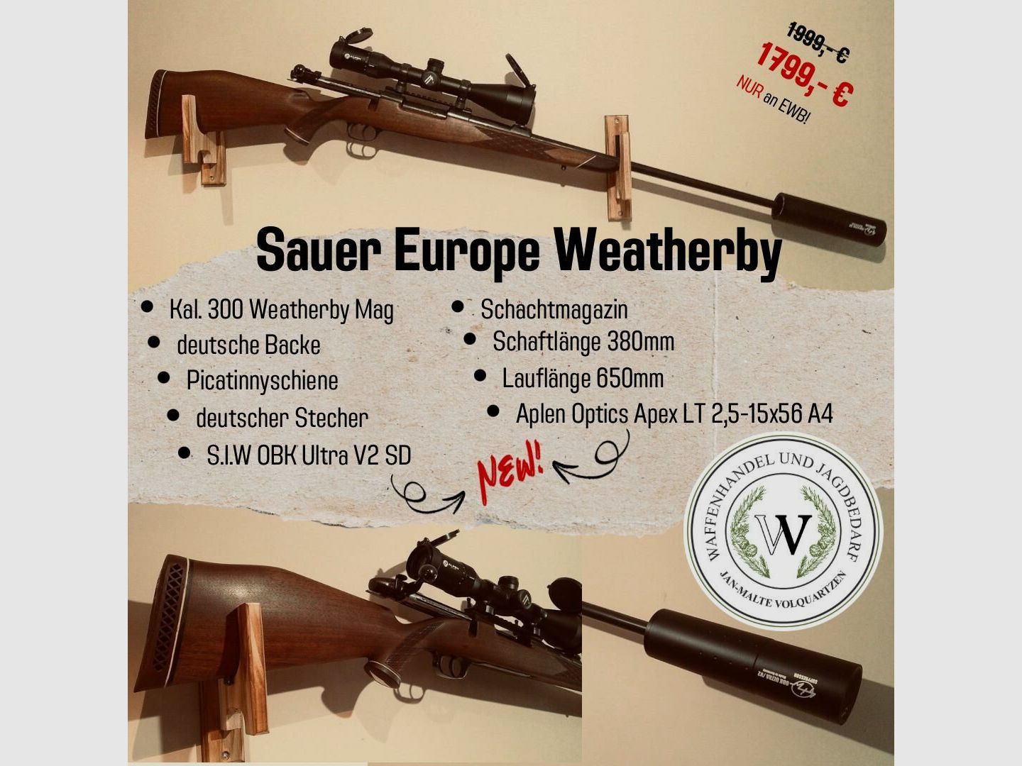 Sauer Europe Weatherby Europe Weatherby