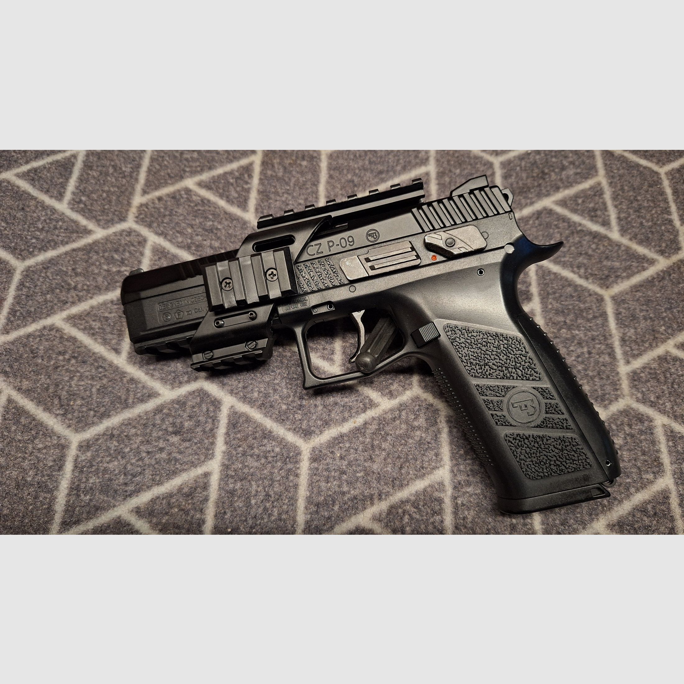 CZ P-09 Duty 4,5 mm Diabolo/Stahl BB Co2-Pistole Blow Back, Bild 7 von 12