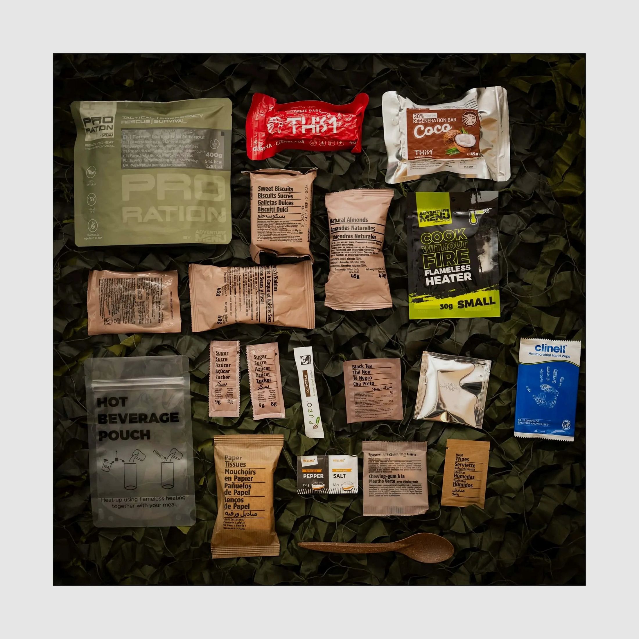 Halbtagesration Ultimate Tactical Ration Half Day Menü 2
