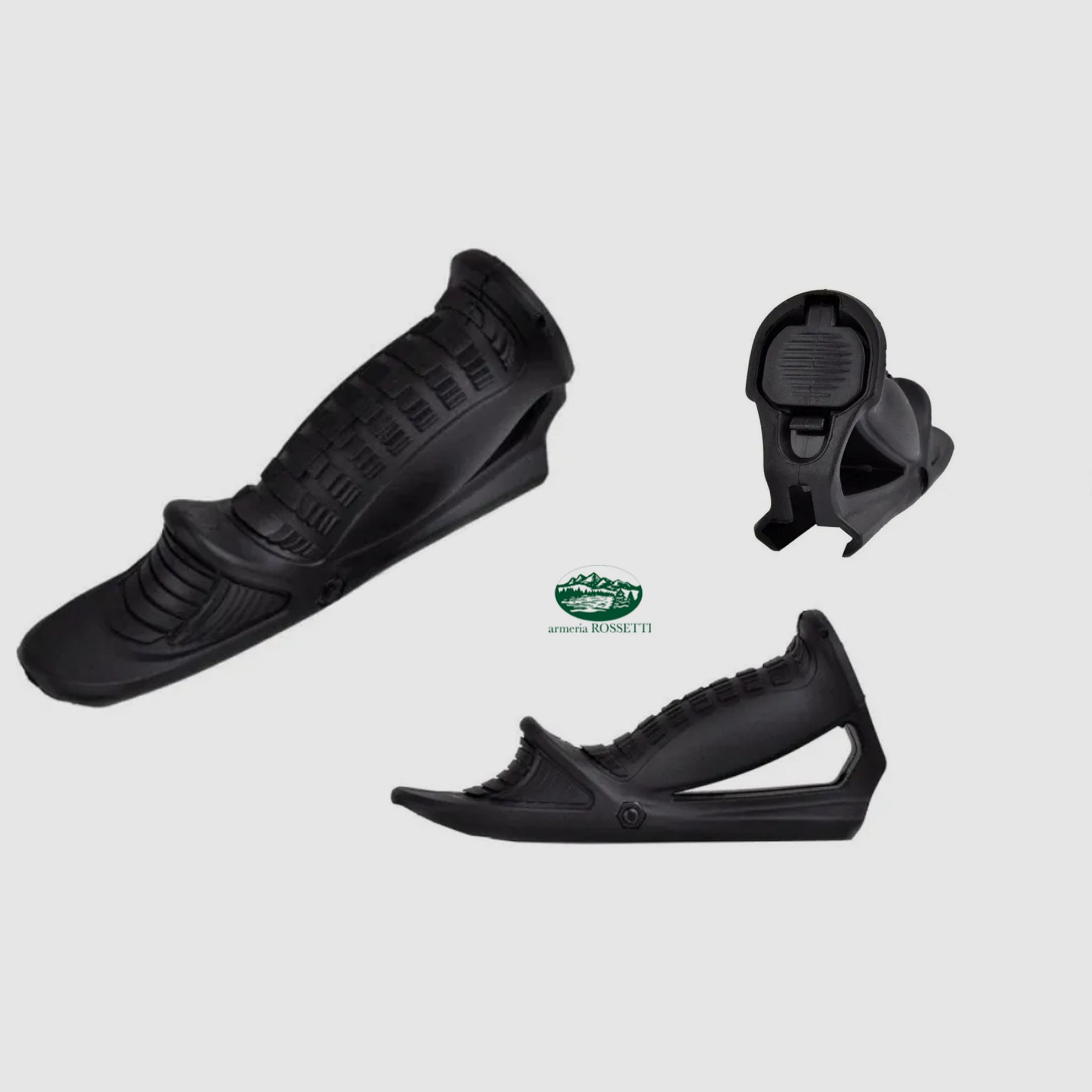 HTG Schuine handgreep en duimstop zwart KAIATS