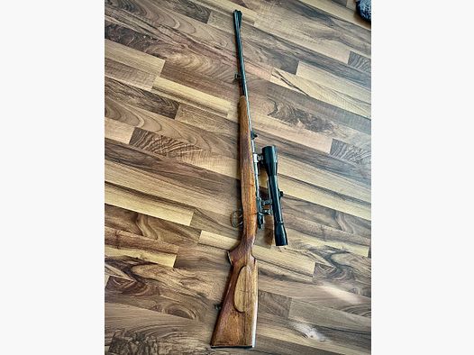 Akah 98er System Cal 7x57 Stecher mit Glas Hubertus 6x42 (Schwenkmontage)
