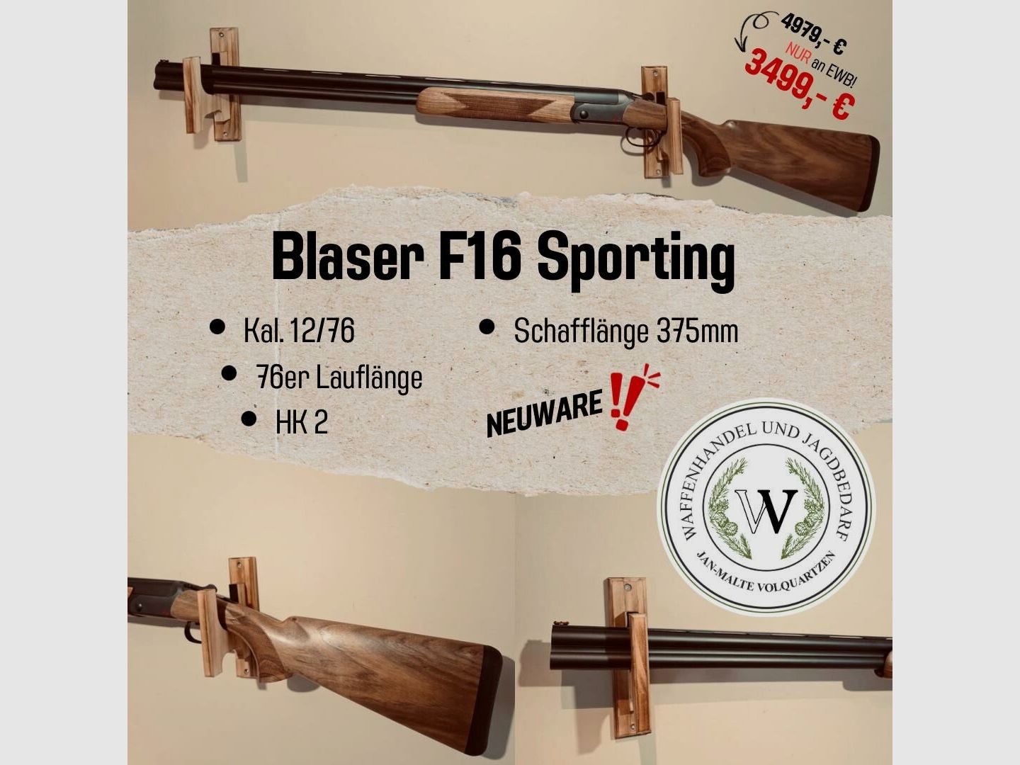 Blaser F16 Sporting 12/76