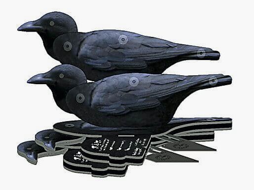 Decoy FUD de la NRA - "pájaro de caza plegable" - Set de 6 cuervos