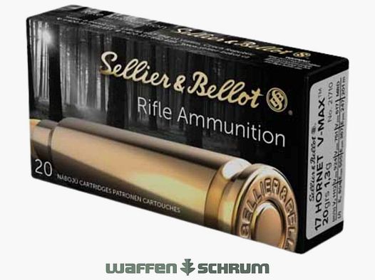 Sellier & Bellot V-Max 1,3g - 20gr. .17Hornet