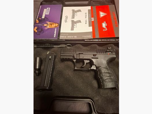 Walther  P22 Q   9mm P.A.K.   "NEU"