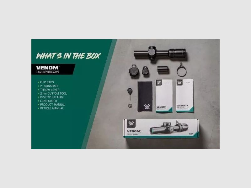 Vortex Venom 1-6x24 AR-BDC3 SFP