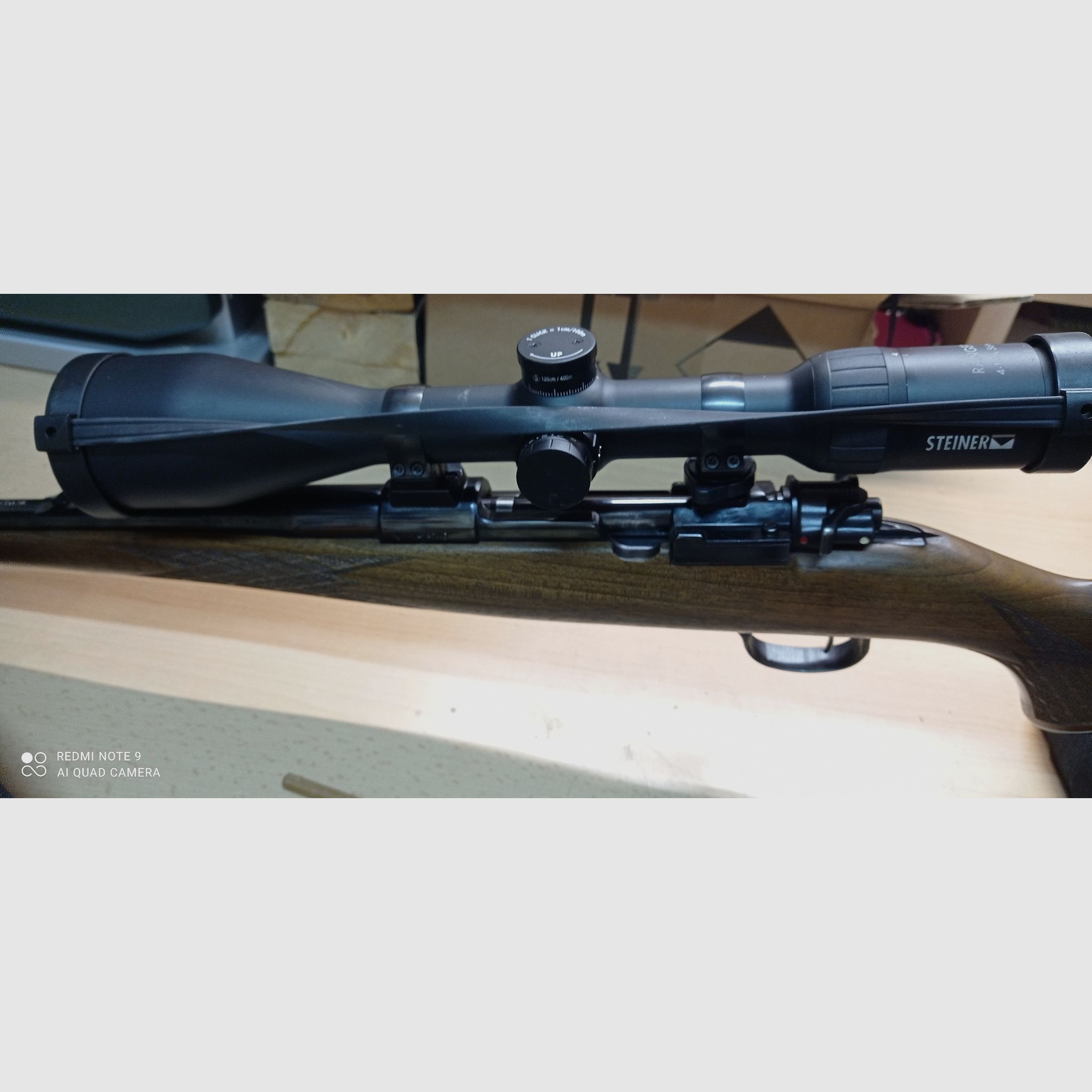 Repeater rifle RWS 98 9.3x63 with scope Steiner Ranger 4-16x56