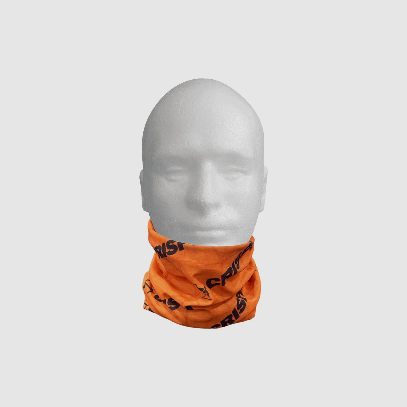 Multifunktionales Halstuch Crispi aus orangefarbenem Polyester, Bild 1 von 7