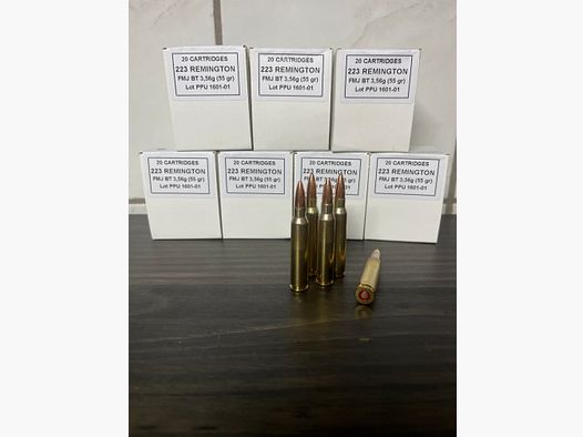 PPU .223  Rem 1600 Stück