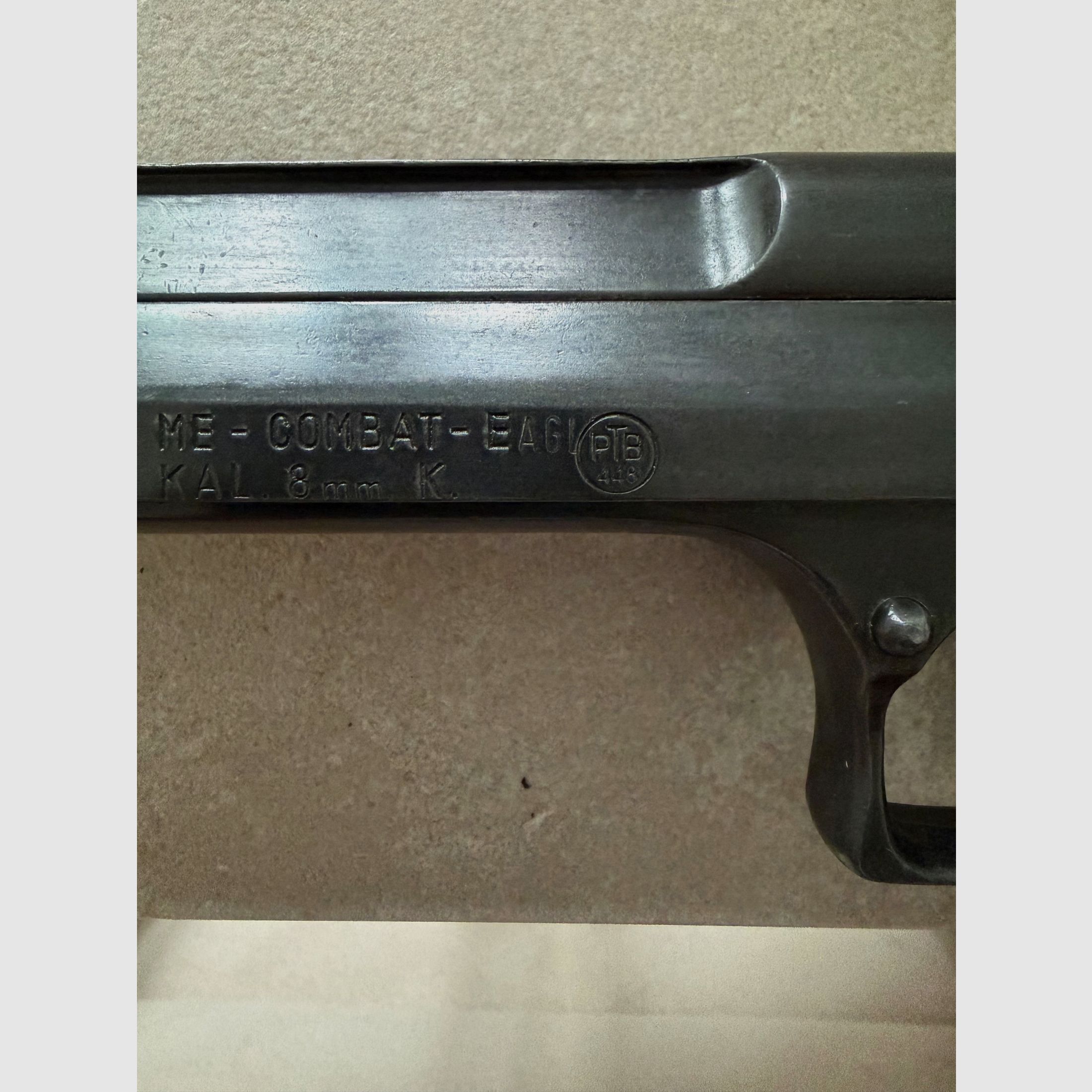 ME Combat Egale 8mm blank first serial number 000888 like new, immagine 5 di 6