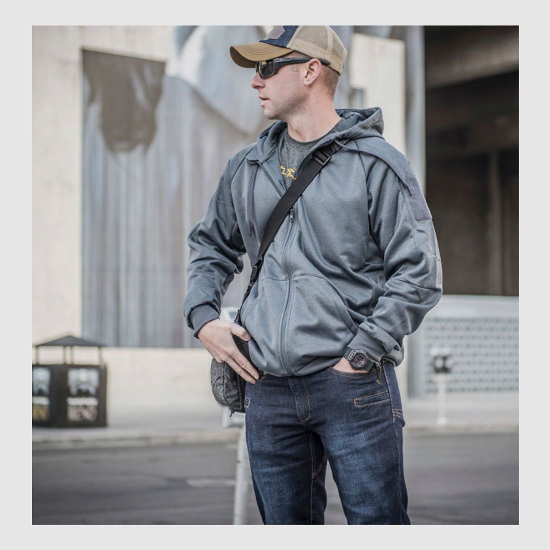 HELIKON-TEX GREYMAN TACTICAL JEANS® - DENIM MID DARK BLUE SLIM FIT