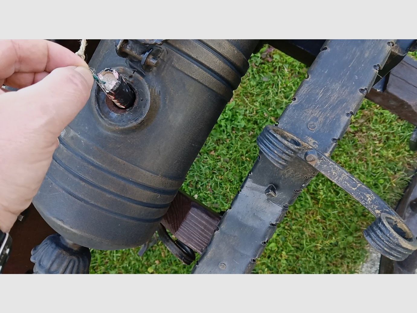 GUN,CANON XXXL Vente de canons de jardin pour tirer des feux d'artifice