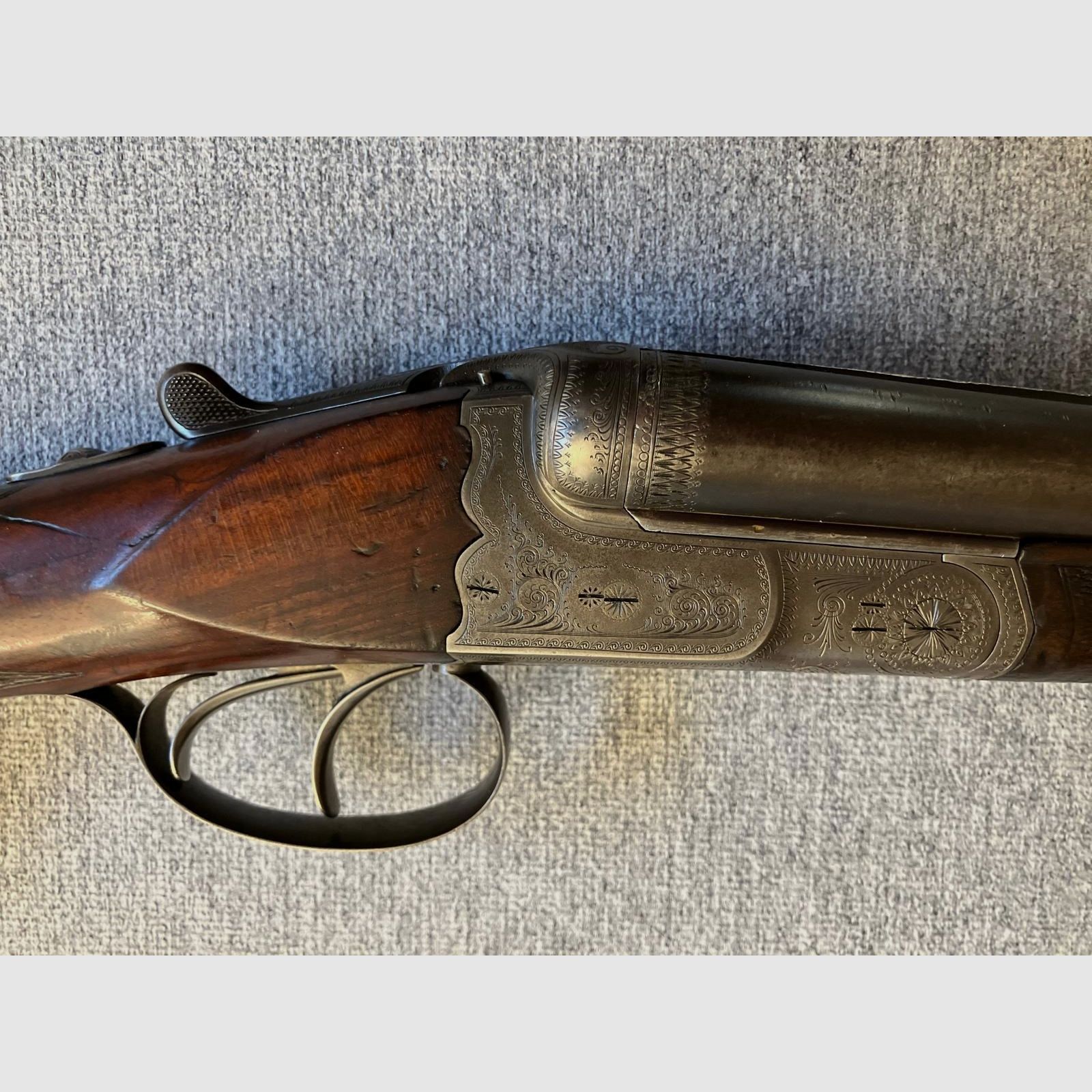 Sempert & Krieghoff double rifle/crossbow caliber 16 absolute rarity rare 100 years TOP