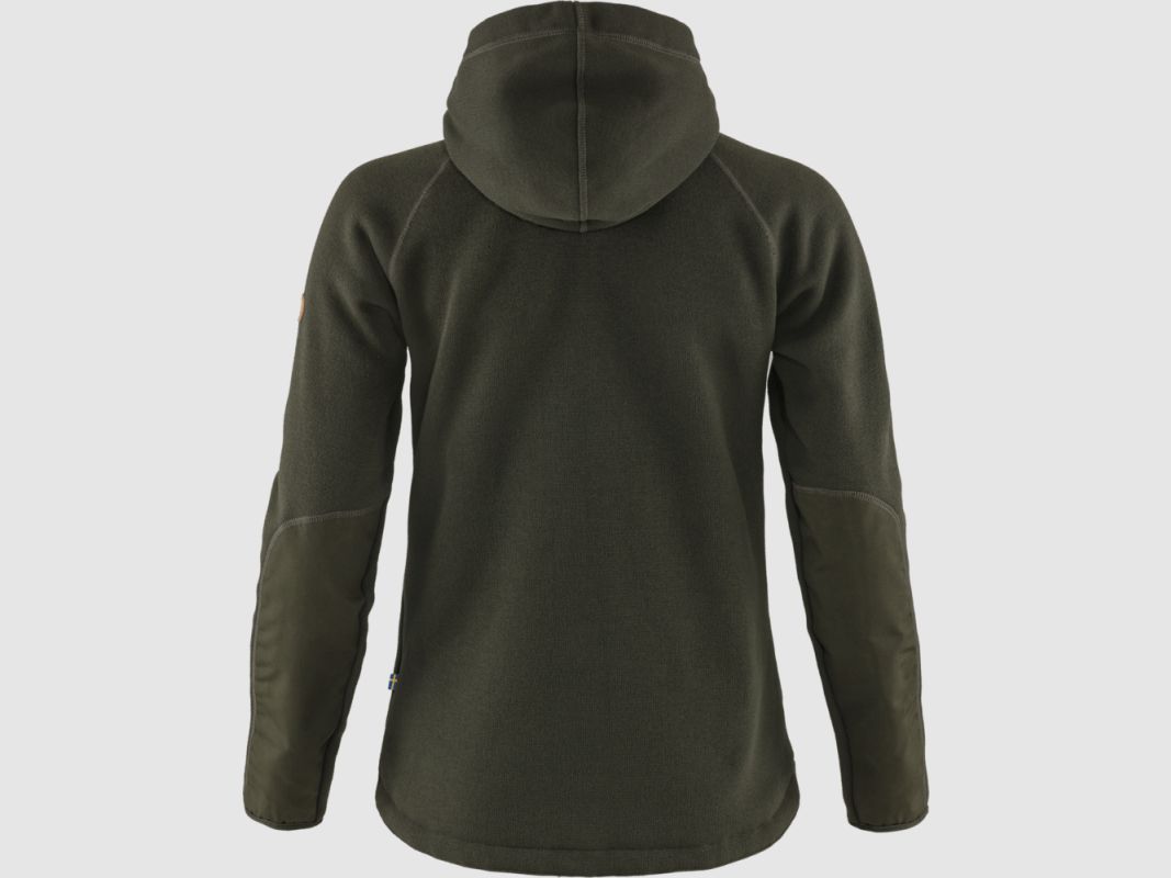 Fjällräven Damen Hoodie Övik Fleece Deep Forest
