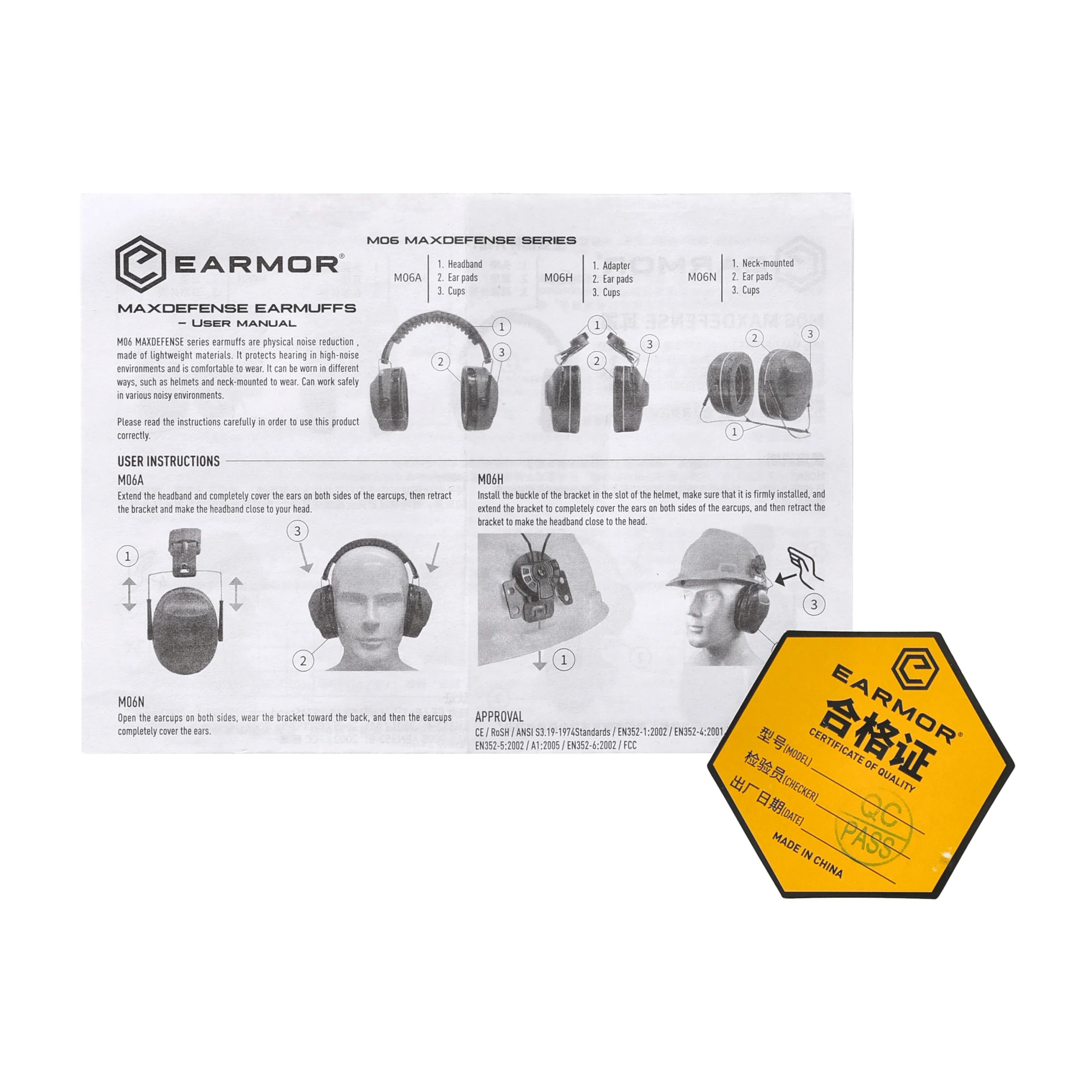 Passive hearing protectors Earmor M06-A black (33309), image 12 of 12