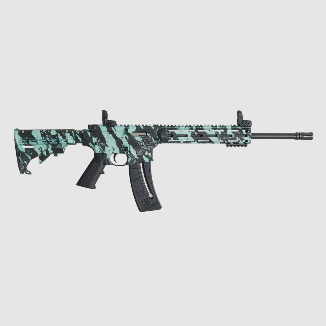Smith & Wesson Rifle M&P15-22 Sport ROBIN’s EGG Blue Platinum 16.5' .22Lr, immagine 1 di 2